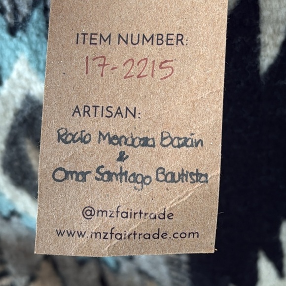 MZ Fair Trade Textiles Artisan Made
100% Wool Hand Crafted Tote Bag - Picture 4 of 15